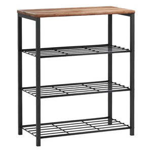 Čierny kovový botník Layk – Kalune Design vyobraziť
