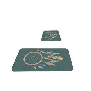 Zelené kúpeľňové predložky v súprave 2 ks 60x100 cm – Mila Home vyobraziť