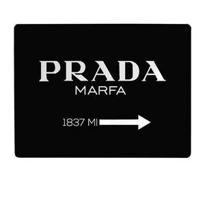 Čierna podložka na stôl Black Prada - Little Nice Things vyobraziť