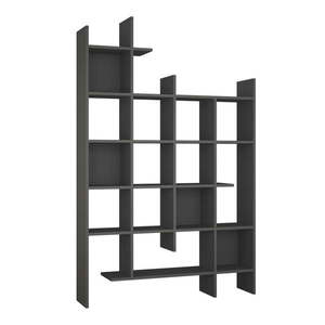 Antracitová knižnica 122x188 cm Manco – Kalune Design vyobraziť