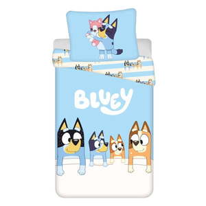 Bavlnené detské obliečky na jednolôžko 140x200 cm Bluey – Jerry Fabrics vyobraziť