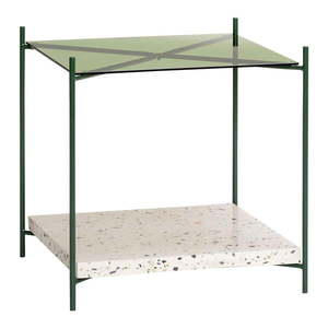 Sklenený odkladací stolík 42x42 cm Niche – Hübsch vyobraziť