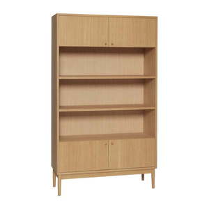 Knižnica v dekore duba v prírodnej farbe 100x170 cm Prime – Hübsch vyobraziť