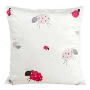 ArtFir Obliečka na vankúš DESIGN91 | biela s ovečkami 45 x 45 cm vyobraziť