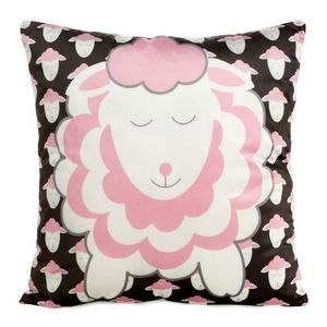 ArtFir Obliečka na vankúš DESIGN91 | čierna s ovečkou 45 x 45 cm vyobraziť