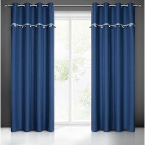 ArtFir Zatemňovací záves CAR 2 K | tmavomodrá 140 x 250 cm vyobraziť
