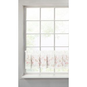 ArtFir Krátka záclona AMELIA P | biela/ružová 150 x 30 cm vyobraziť