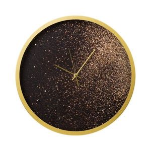 ArtFir Nástenné hodiny 20 | čierna/zlatá 60 cm vyobraziť