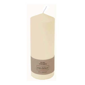 Smotanovobiela sviečka Eco candles by Ego dekor Top, doba horenia 50 h vyobraziť