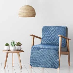 ArtFir Prikrývka na posteľ LUIZ 5 | modrá 70 x 160 cm vyobraziť