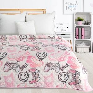 ArtFir Prikrývka na posteľ KID 17 | biela 170 x 210 cm vyobraziť