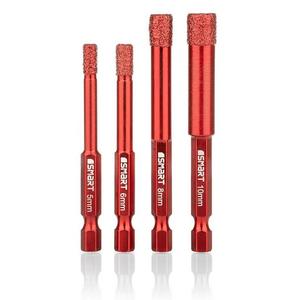 Smart Vyrezávač otvorov na gresu HEX 5-10 mm 4 ks. vyobraziť