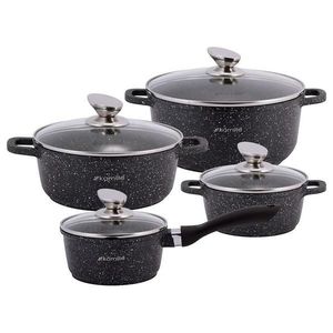Sada hrncov mramorových 8 ks - 1.35l 1.25l 2.3l 4.5l vyobraziť