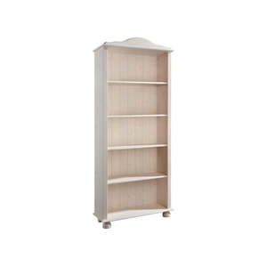 Biela knižnica z borovicového dreva 70x181 cm Ella – Støraa vyobraziť