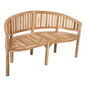 Drevená záhradná lavica v prírodnej farbe Ambon – Garden Pleasure vyobraziť