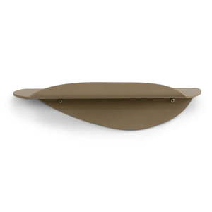 Béžová kovová polica 34 cm Pipa – Spinder Design vyobraziť
