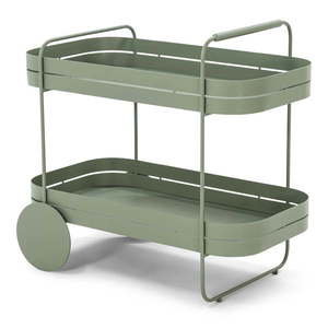 Kovový servírovací stolík na kolieskach 74x42 cm Gin & Trolley – Spinder Design vyobraziť