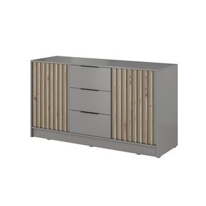 ArtPS Komoda KELLY 3D | sivá vyobraziť