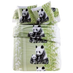 Posteľná bielizeň Panda s potlačou, polycoton vyobraziť