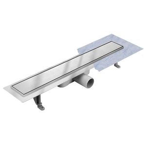 Odtokový žľab Reverzibilné Duplex Inox Dlaž / satén 800 vyobraziť