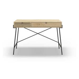 Pracovný stôl v dekore duba 60x110 cm Ecrin – Marckeric vyobraziť