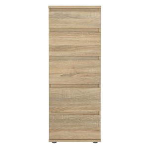 Vysoká komoda v dekore duba v prírodnej farbe 40x107 cm Nova – Tvilum vyobraziť