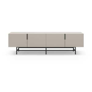 Krémový TV stolík 200x63, 5 cm Eldia – Marckeric vyobraziť