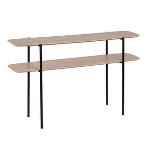 Konzolový stolík s doskou v dubovom dekore v prírodnej farbe 33x120 cm Nude – Ixia vyobraziť