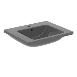 Sivé keramické umývadlo 61x51 cm i.Life B – Ideal Standard vyobraziť
