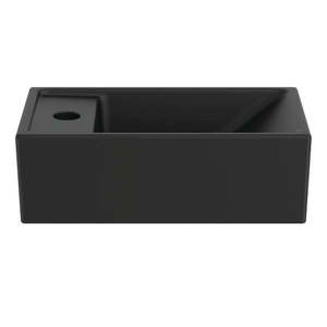 Matne čierne keramické umývadlo 37x21 cm i.Life S – Ideal Standard vyobraziť