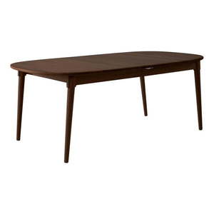Rozkladací jedálenský stôl s prídavnou doskou z dubového dreva 106x184 cm Miro – Hammel Furniture vyobraziť