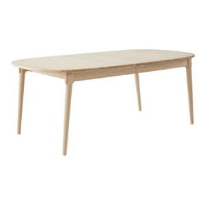 Rozkladací jedálenský stôl s prídavnou doskou z dubového dreva 106x184 cm Miro – Hammel Furniture vyobraziť