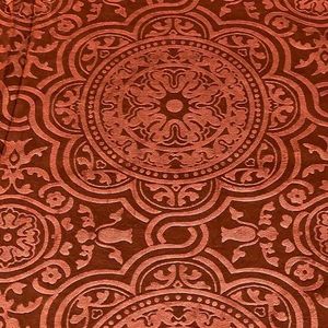 Závesová látka ORIENT VELVET oranžová 140 Merkury Home. Tovar na mieru vyobraziť