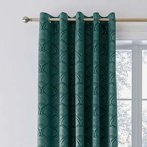 Zelené dimout závesy v súprave 2 ks 229x229 cm Art Deco Pearl – Catherine Lansfield vyobraziť