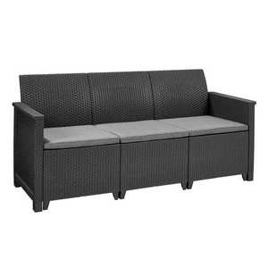 KETER Pohovka ALODIA 3 SEATER | grafit vyobraziť