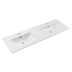 ArtCom Keramické umývadlo FLY 140D | E-8073-140D | biely lesk 140 cm vyobraziť