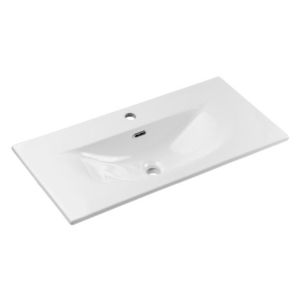ArtCom Keramické umývadlo SKY 3 80 cm | E-8099-3-80 | biely lesk vyobraziť