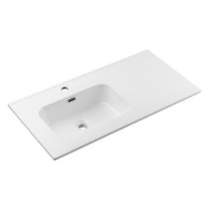 ArtCom Keramické umývadlo GO2 90 L | biely lesk 90 cm vyobraziť