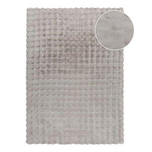 Svetlosivá syntetická kožušina 80x150 cm Waffle Faux Fur – Flair Rugs vyobraziť