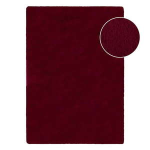Vínová syntetická kožušina 80x150 cm Ivy Luxury Fur – Flair Rugs vyobraziť