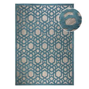 Modrý vonkajší koberec 290x200 cm Oro - Flair Rugs vyobraziť