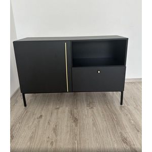ArtElta Komoda LANZZI 120 | čierny mat / zmontovaná vyobraziť
