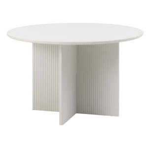 Svetlosivý okrúhly jedálenský stôl ø 110 cm Palma – Unique Furniture vyobraziť