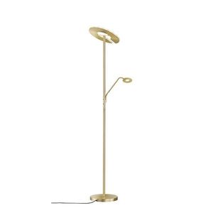 LED stmievateľná stojacia lampa v zlatej farbe (výška 180 cm) Dent – ​​Fischer & Honsel vyobraziť