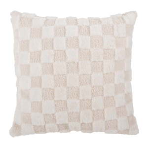 Dekoračný vankúš z mikroplyšu 45x45 cm Checker – PT LIVING vyobraziť