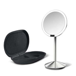 Kozmetické zrkadlo s osvetlením/zväčšovacie (10x) ø 12 cm Travel – simplehuman vyobraziť