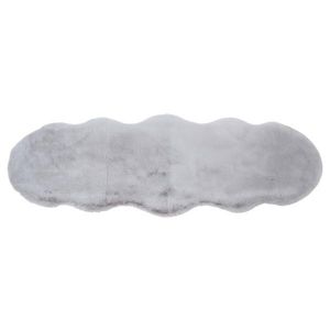 UMELÁ KOŽUŠINA, 55/160 cm, strieborná vyobraziť