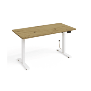 ArtBm Písací stôl BIMOTION | dub artisan 140 x 70 cm Farba: Biele nohy vyobraziť