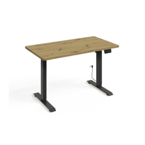 ArtBm Písací stôl BIMOTION | dub artisan 120 x 65 cm Farba: Čierne nohy vyobraziť
