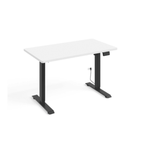ArtBm Písací stôl BIMOTION | biela 120 x 65 cm Farba: Čierne nohy vyobraziť